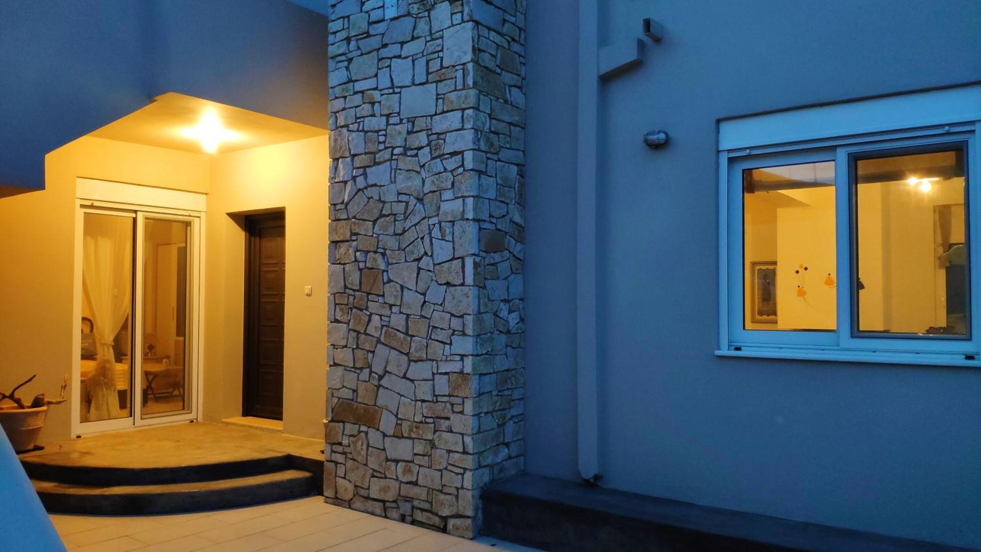 Villa With Aegean Views Akhladherí Exterior foto